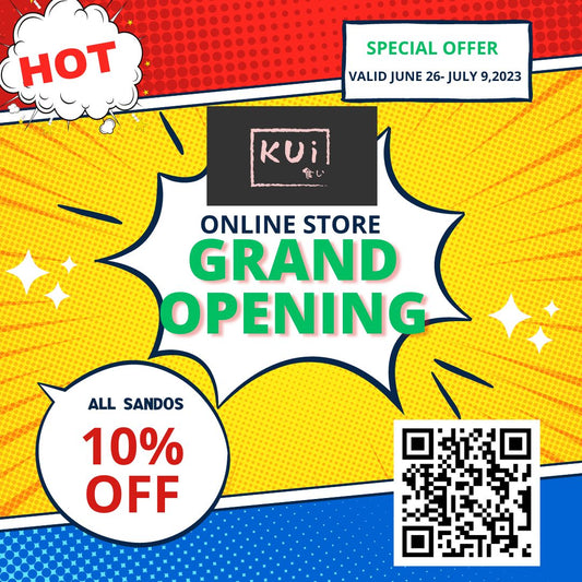 Grand Online Store Opening 10% Off for All Japanese Sandos!!!